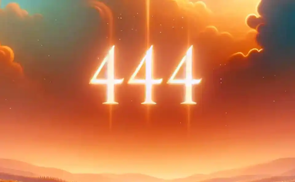 numéro 444 symbolisant la guidance et la tranquillité spirituelle