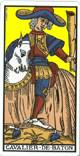Chevalier des bâtons du tarot
