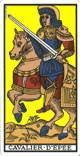 Chevalier des épées du tarot