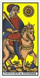 Chevalier des deniers du tarot