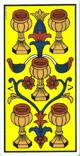 Cinq des coupes du tarot