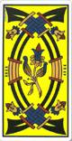 Quatre des épées du tarot