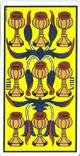 Neuf des coupes du tarot
