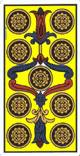 Neuf des deniers du tarot