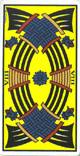 Huit des épées du tarot