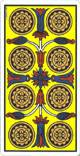 Huit des deniers du tarot