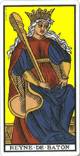 Reine des bâtons du tarot