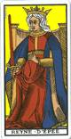 Reine des épées du tarot
