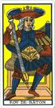 Roi des bâtons du tarot