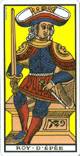 Roi des épées du tarot