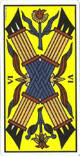 Six des bâtons du tarot