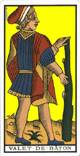 Valet des bâtons du tarot