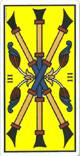 Trois des bâtons du tarot